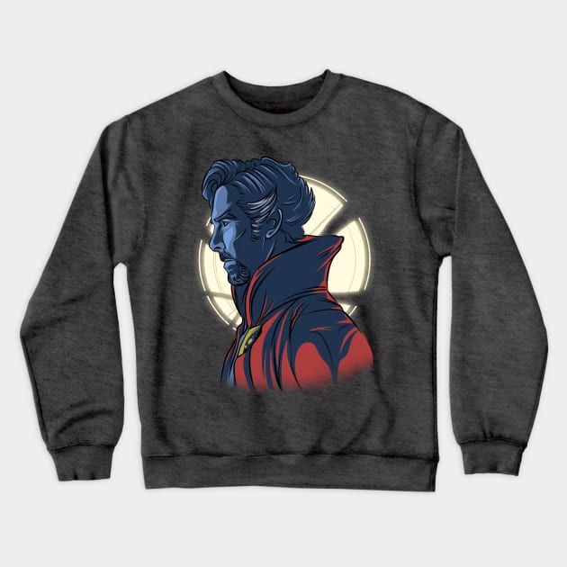 Doctor Strange Crewneck Sweatshirt by Gerkyart